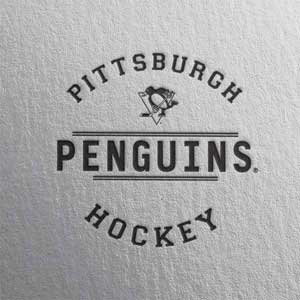 NHL Pittsburgh Penguins Black Text Cochlear Nucleus 6 Skin